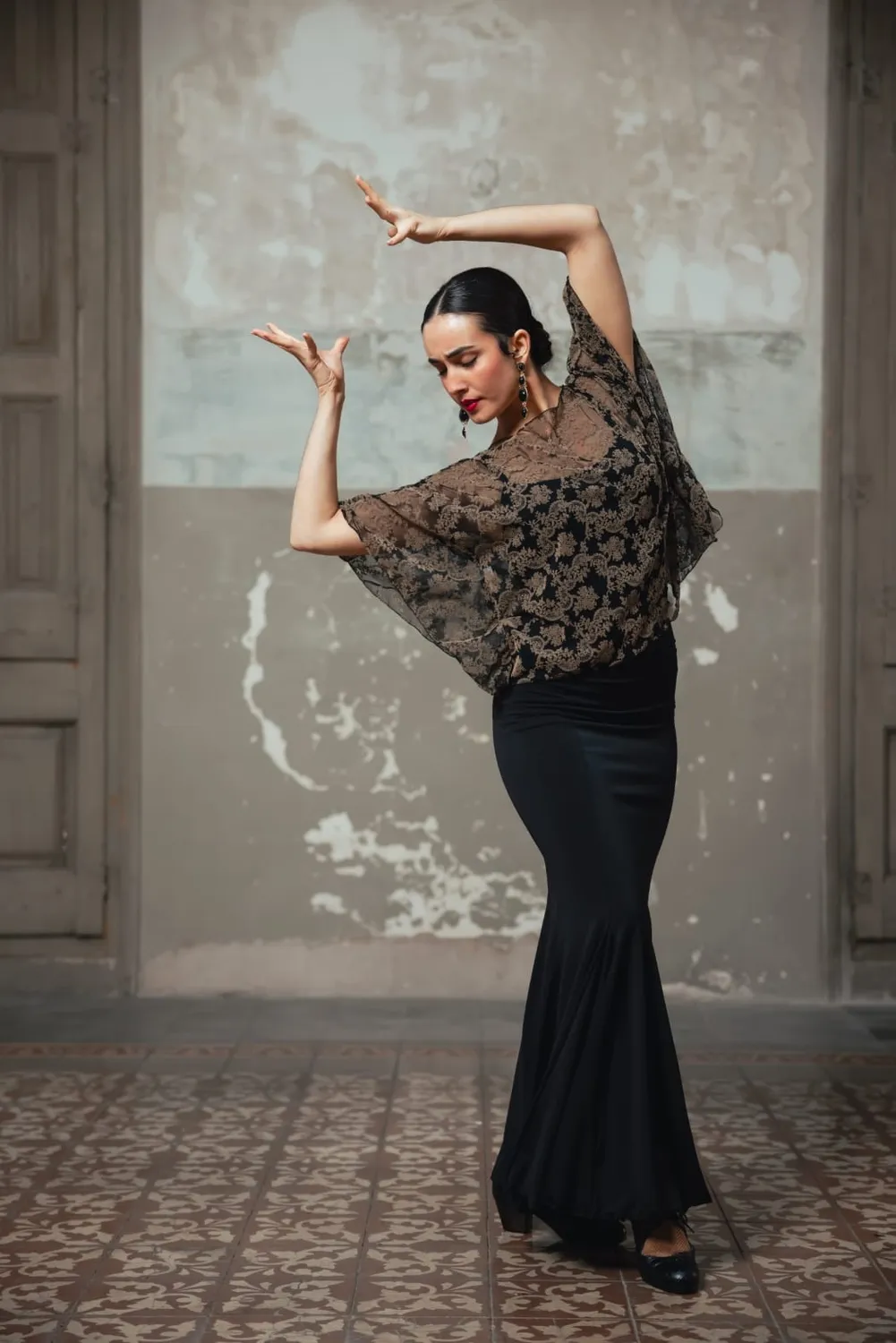 VIVA LA FERIA-MODA FLAMENCA Ogalla jupe flamenco godets