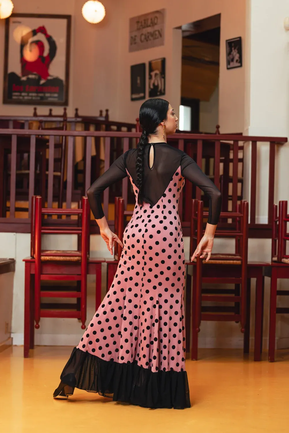 Viva la Feria Tanguillo robe danse flamenco extensible