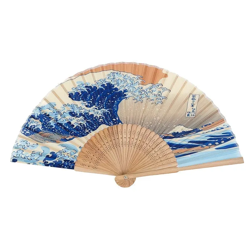 Japon style éventail japonais pliable artisanal