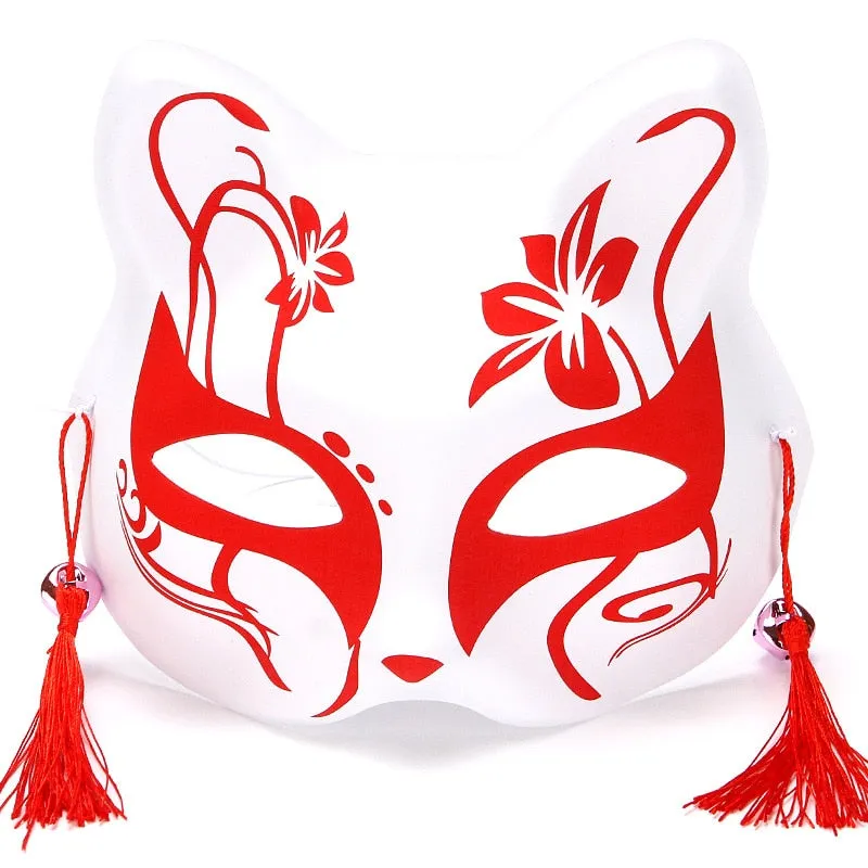 Esprit du Japon masque kitsune traditionnel résine