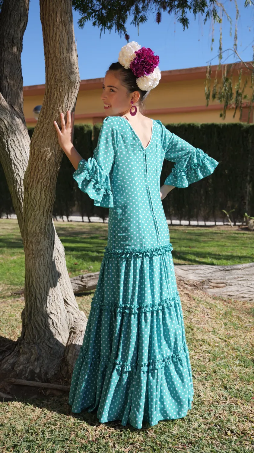 Viva la Feria Bolonia robe flamenca fille canastero