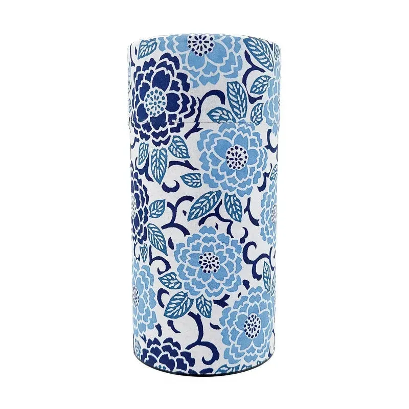 Japon style Washi boîte à thé double couvercle motifs