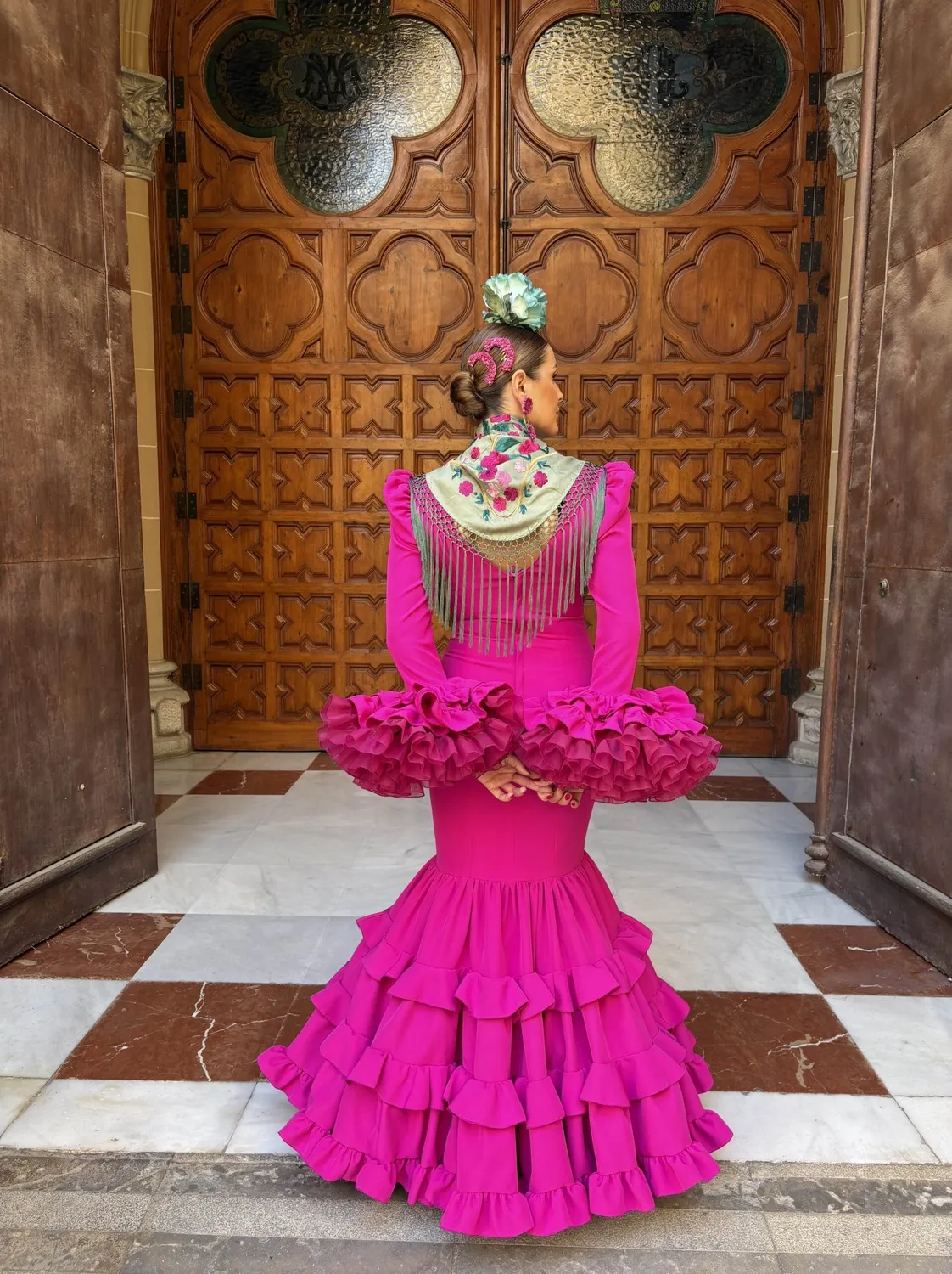 Viva la Feria Canastero robe gitane or canastera