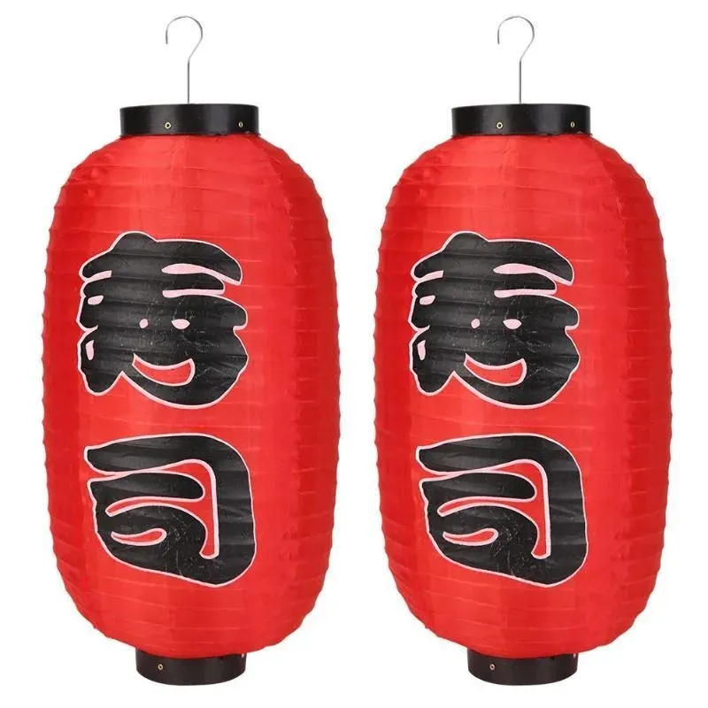 Japon style lanterne japonaise rouge