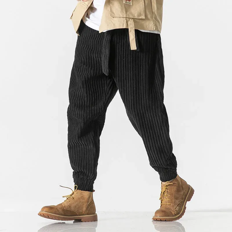 Japon style Keisuke pantalon velours côtelé
