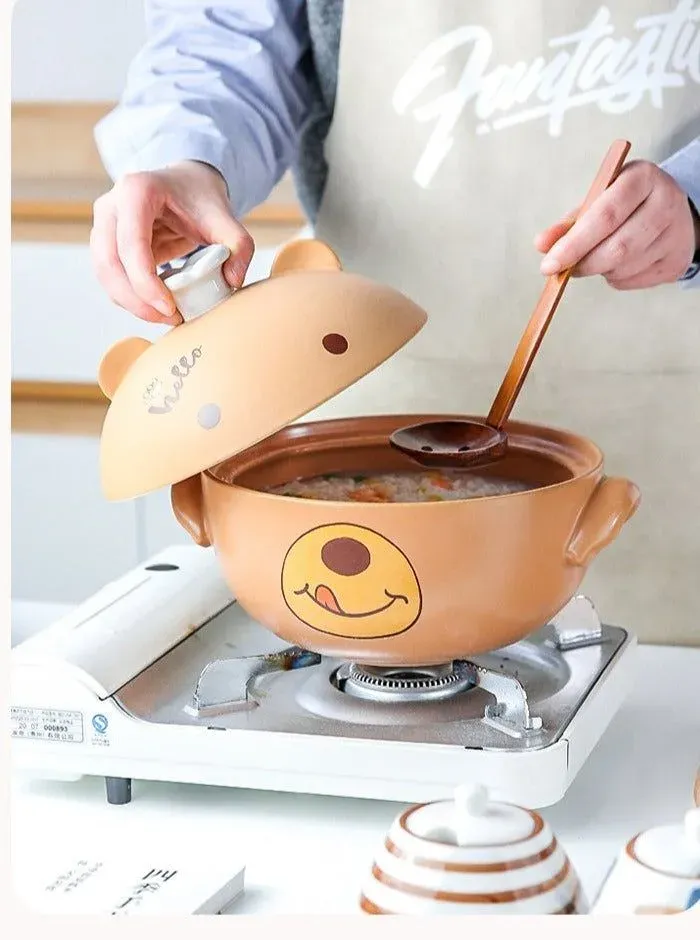 Japon style Machiko pot tempura terre cuite