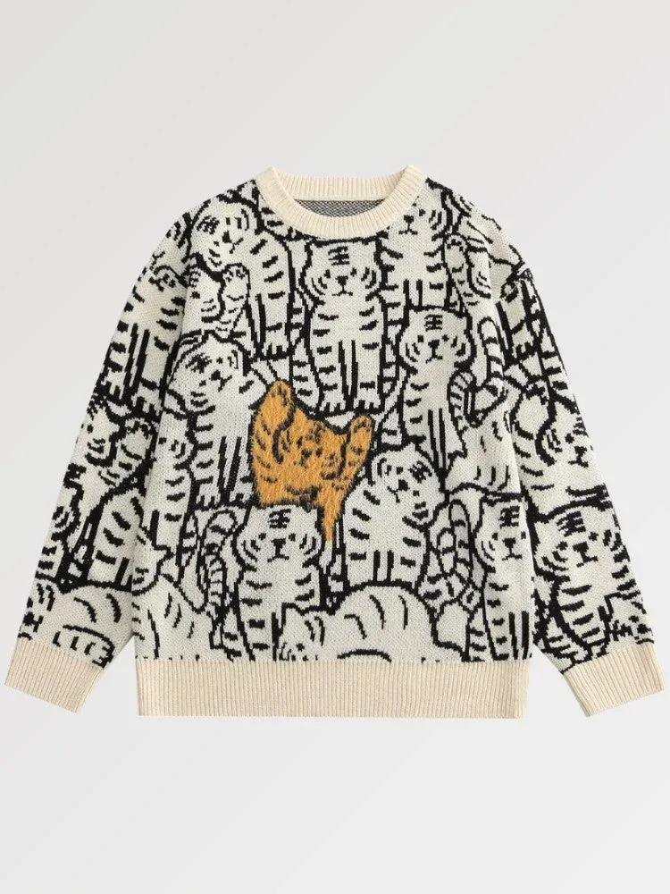 Japon style Pull Laine Japonaise ‘dobaku’ pull