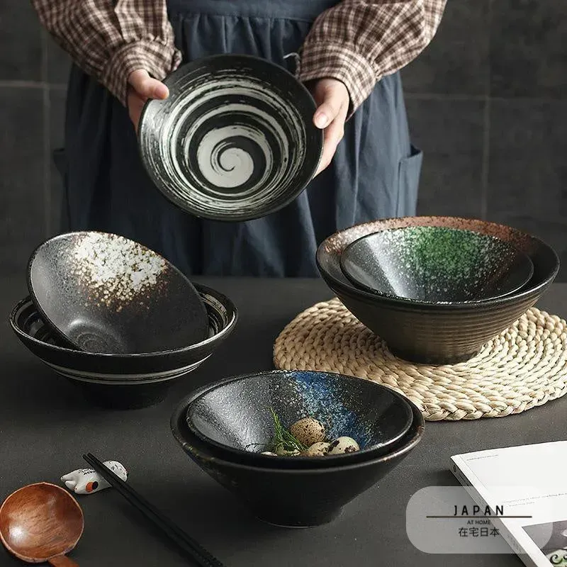 Japon style Ramen Kiyonaga bol céramique artisanal
