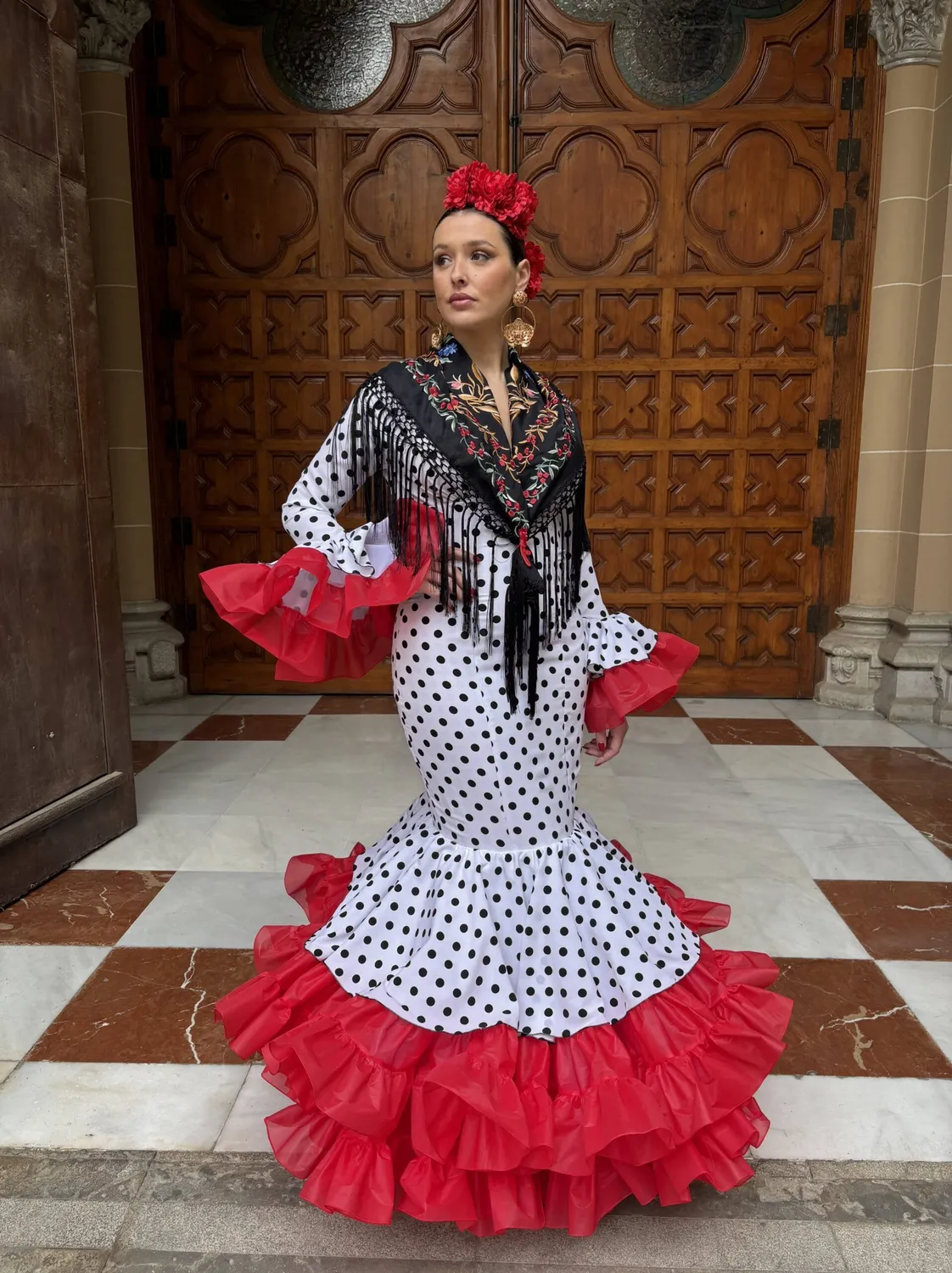 Viva La Feria Tronío robe flamenca