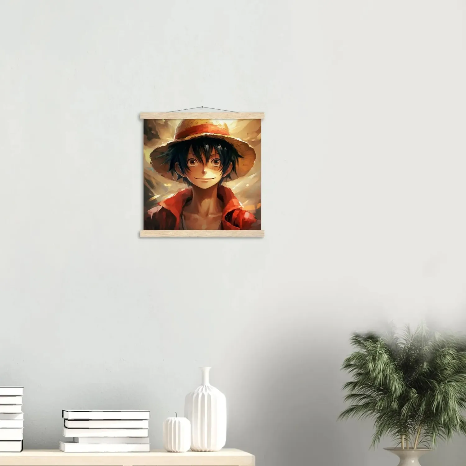 Japon style One Piece Luffy Monkey D tableau
