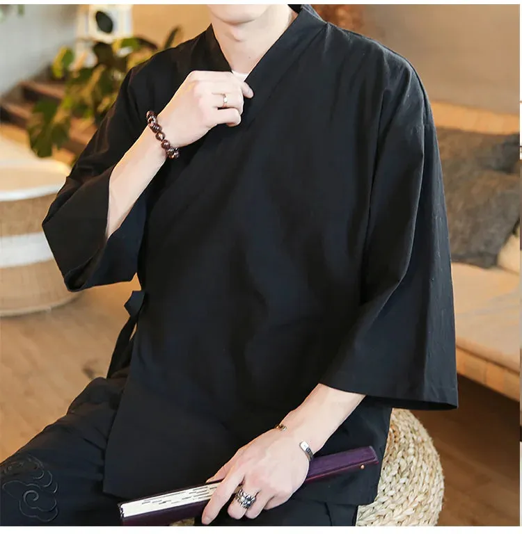 Esprit du Japon haori homme moderne veste croisée