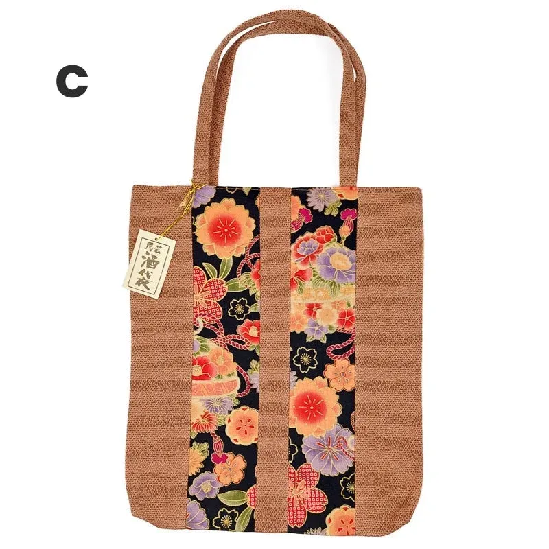 Japon style Motifs Japonais tote bag tissu kimono