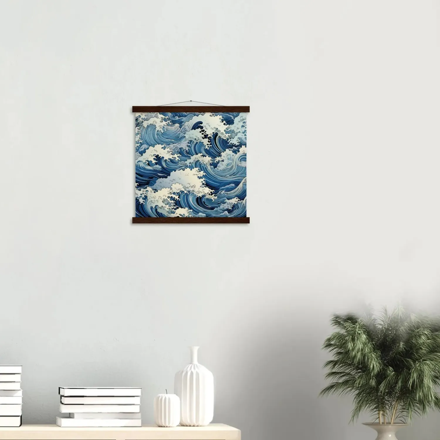 Japon style Fukeino tableau vague Japon