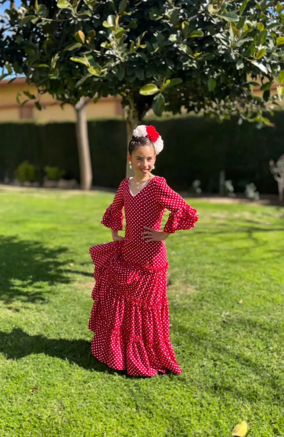 Viva la Feria Bolonia robe flamenca fille canastero