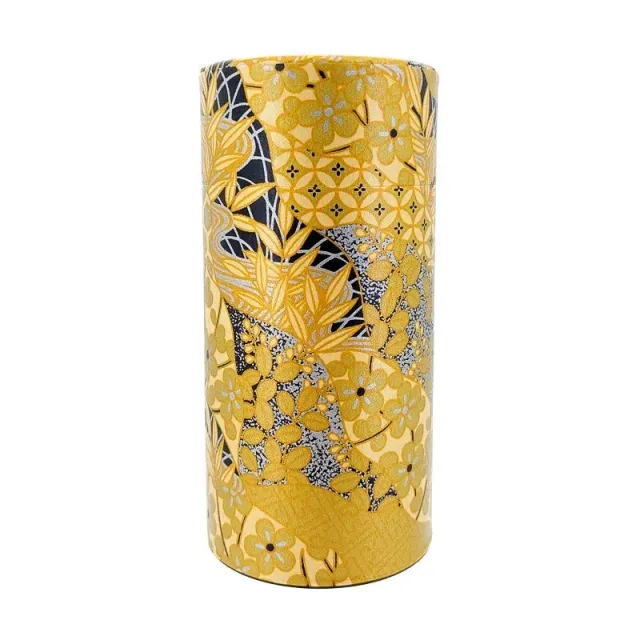 Japon style Boîte Thé Japonaise Washi Doré hermétique