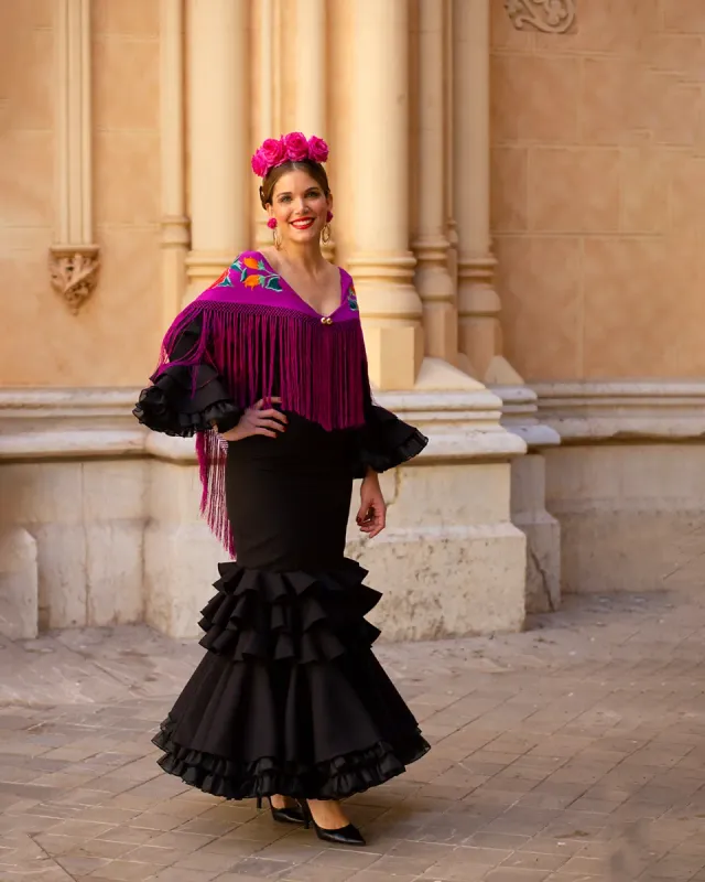 Viva la Feria Malú robe flamenca femme canastero