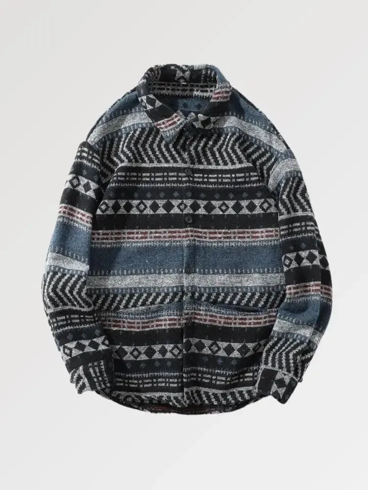 Japon style chemise flanelle homme Yokote oversize