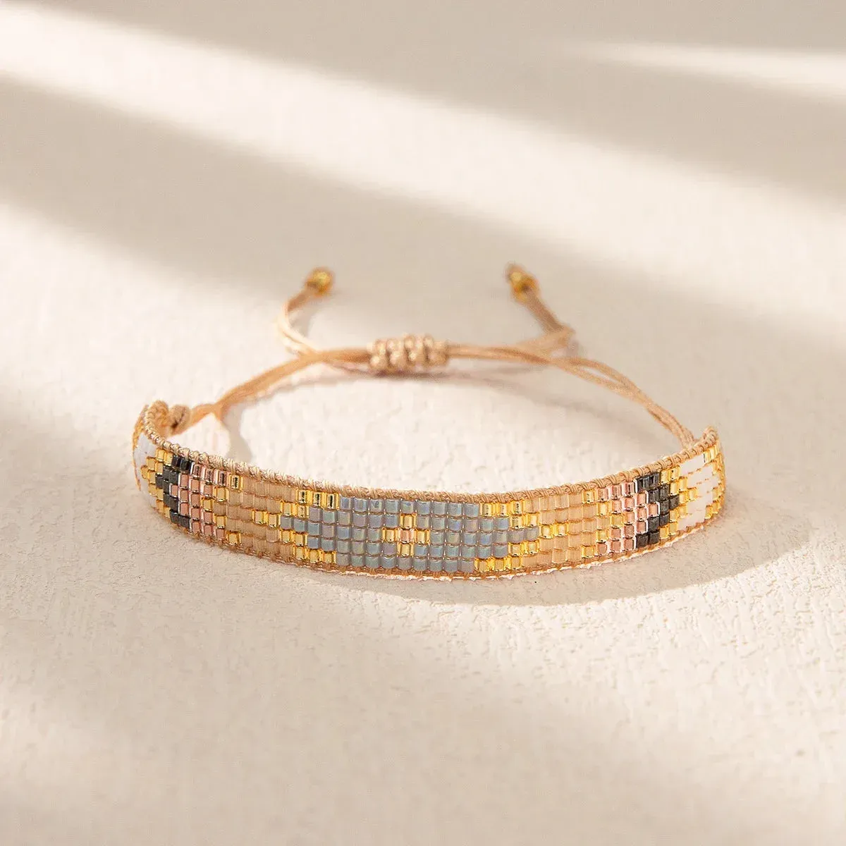 Japon style Bracelet Tissé Perles Miyuki