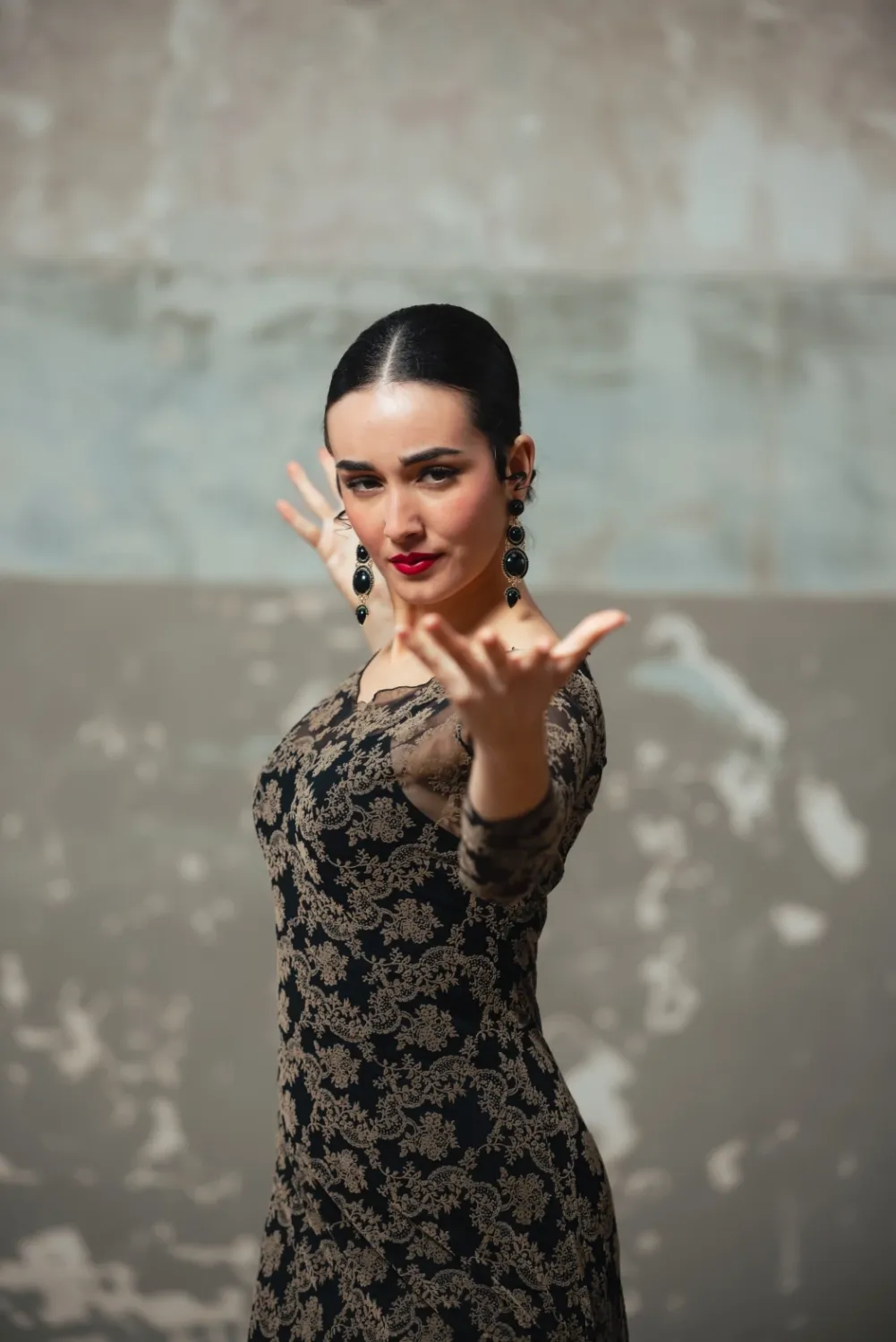 VIVA LA FERIA Rococó robe tulle imprimé adulte