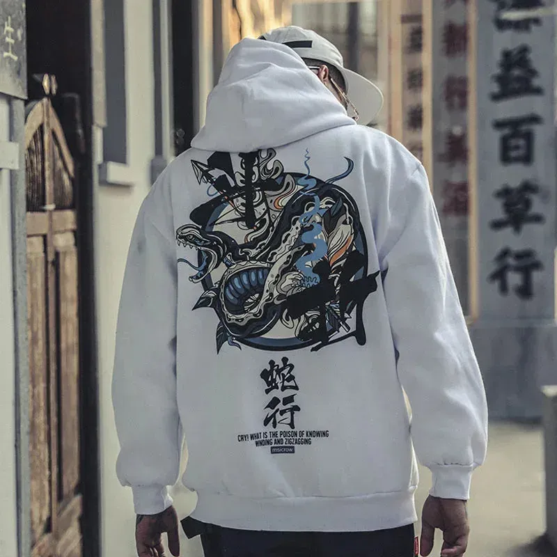 Japon Style Motif Japonais pull homme confortable