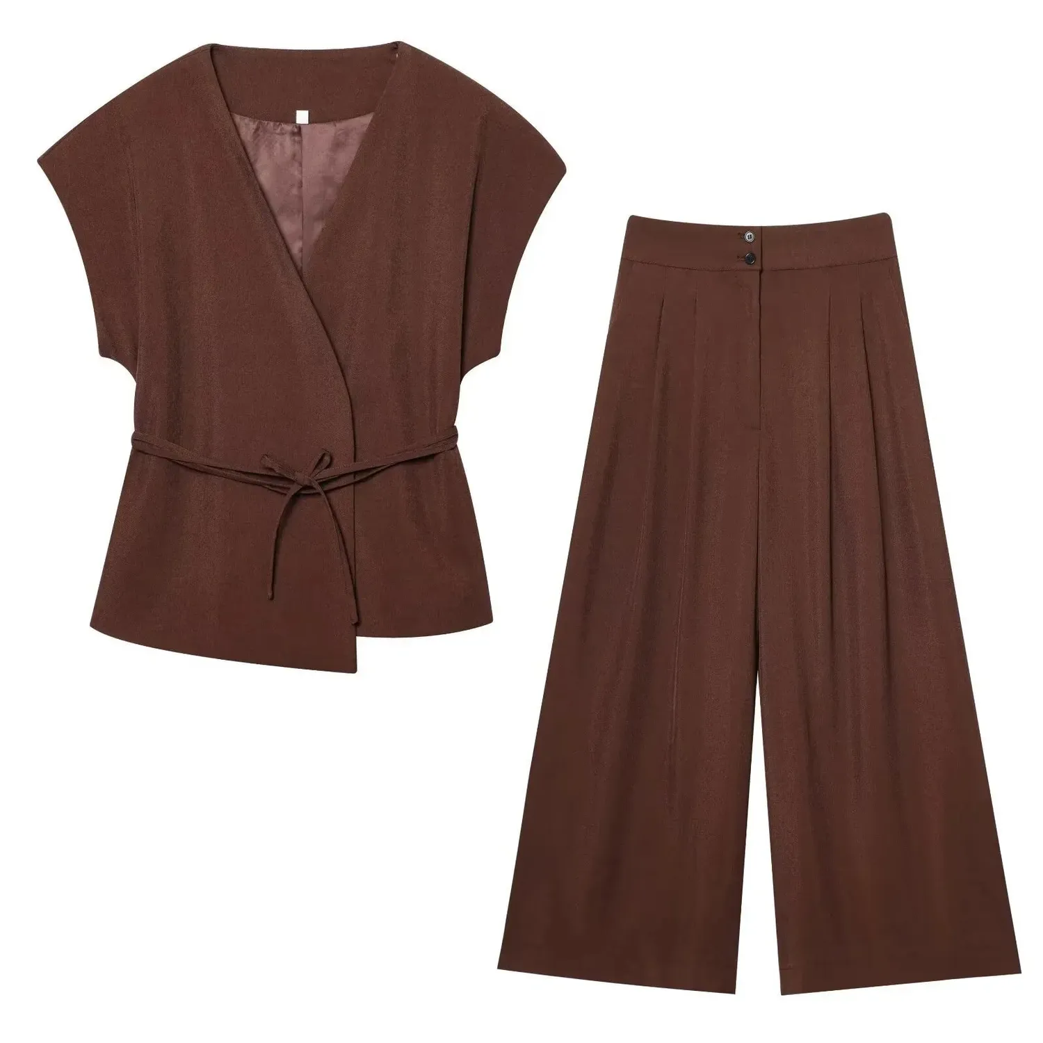 Esprit du Japon Ensemble Kimono Ceinturé Femme