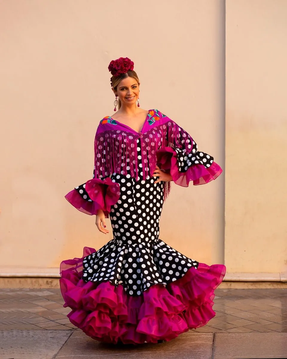 VIVA LA FERIA Palacios robe gitane canastera femme