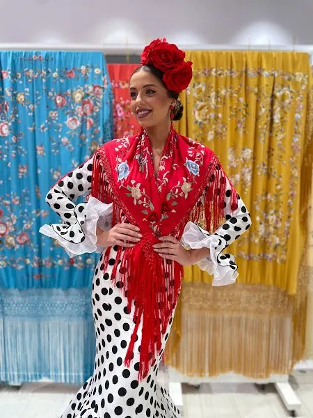 Viva La Feria Real robe flamenca à volant cancan