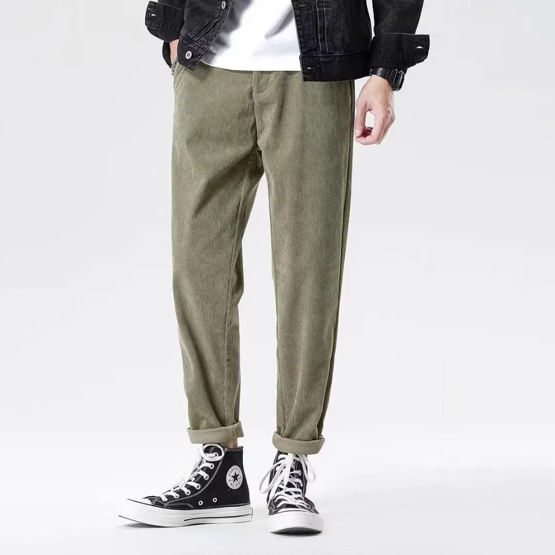 Japon style Satoko Pantalon en velours côtelé