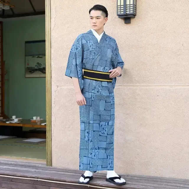 Japon style Kimono Yukata Homme ‘shinoya’ kimono vintage