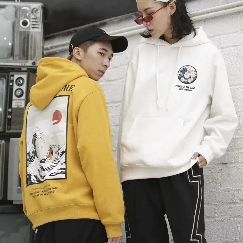 Japon style Sweat Vague Kanagawa sweat japonais