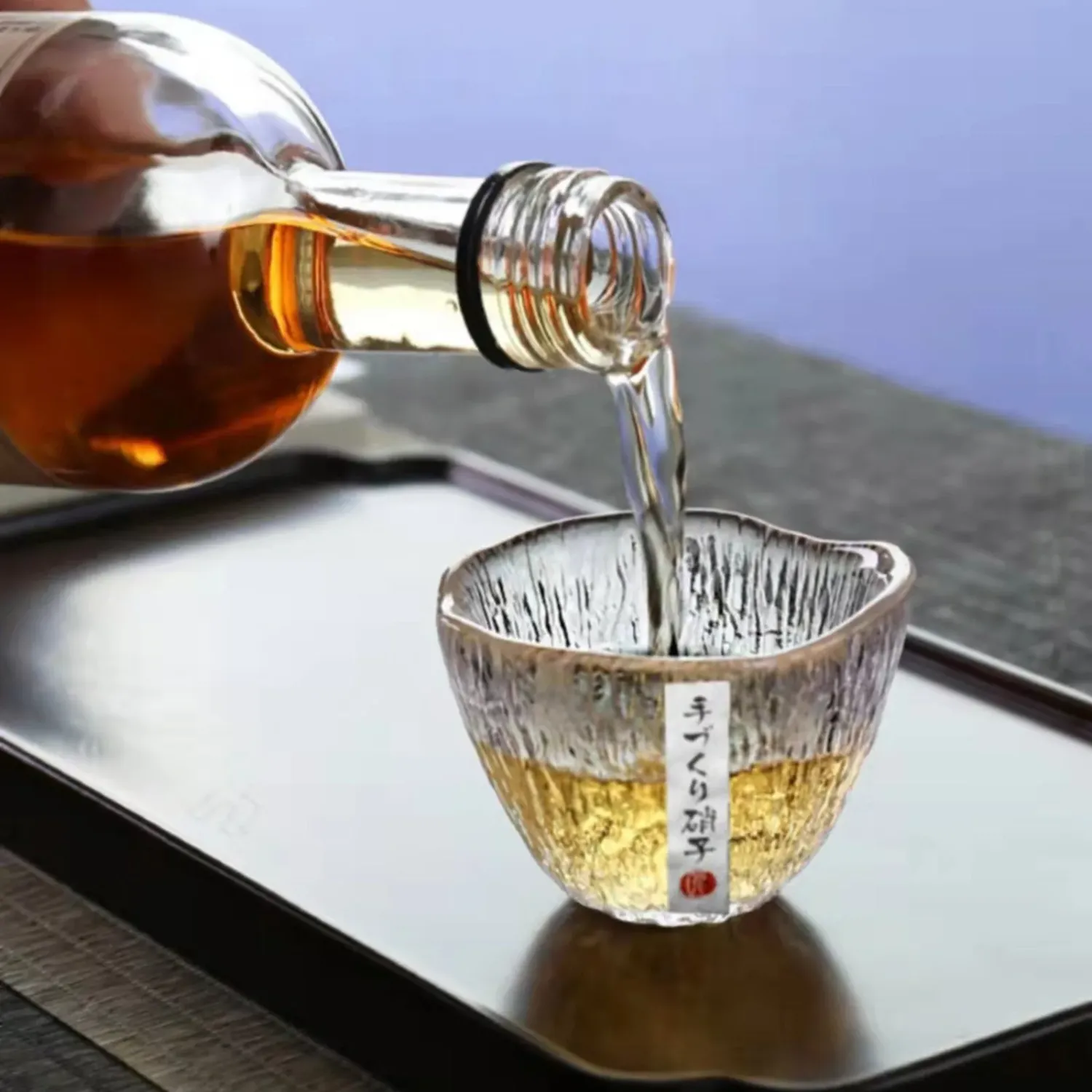 Japon style verre à saké japonais forme nénuphar