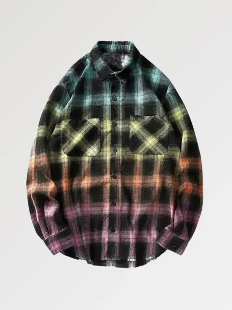 Japon style Chemise Flanelle Homme Carreaux ‘juku’ chemise