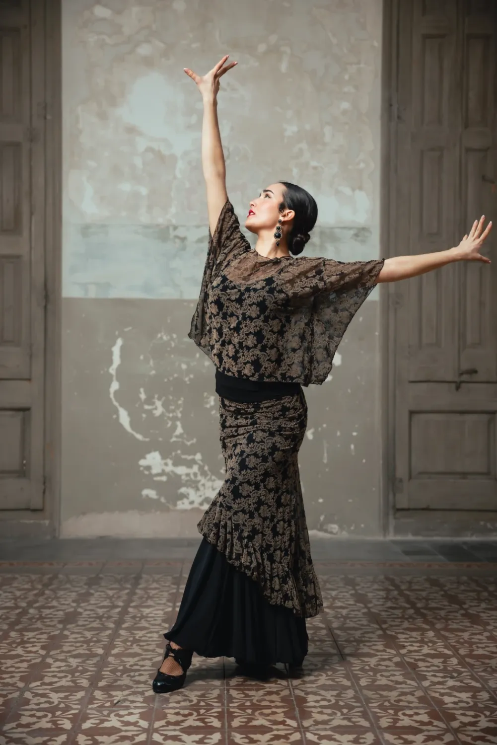 Viva la Feria Vita surjupe tulle imprimé adulte