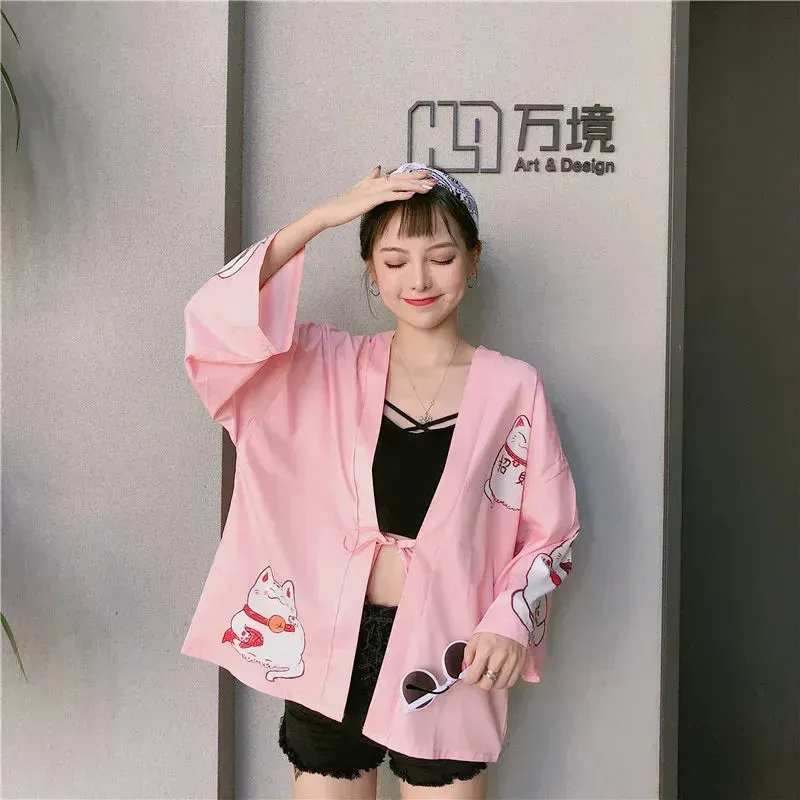 Japon style Veste Kimono Femme veste kimono légère