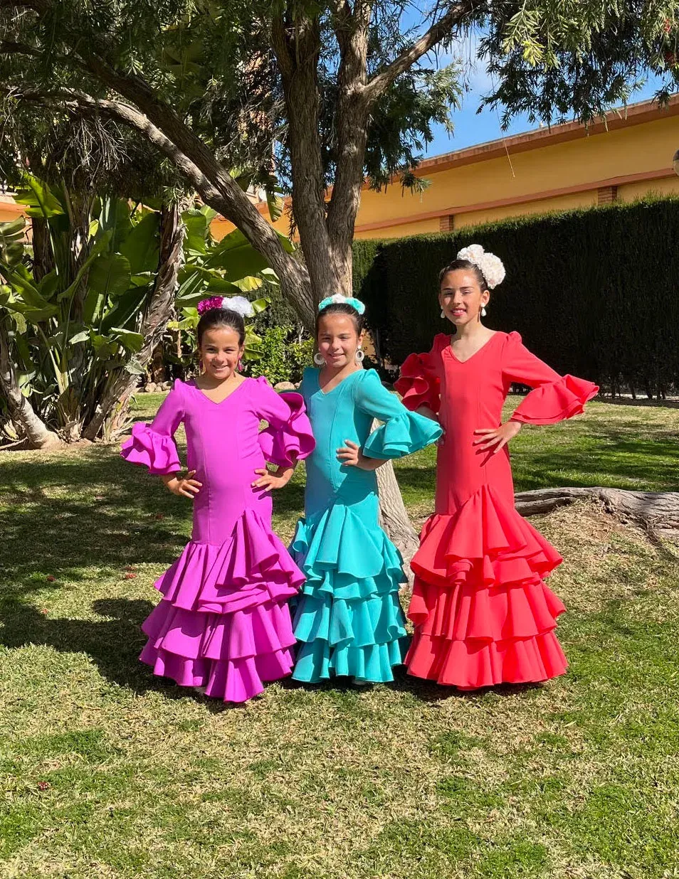 VIVA LA FERIA Triana robe flamenca fille