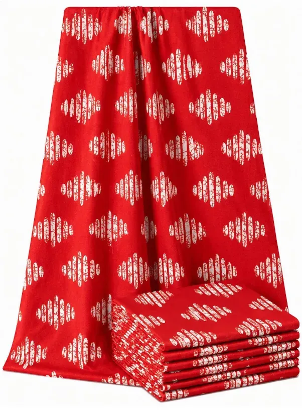 KAVAZI FB-25 tissu coton 6 yards fait main