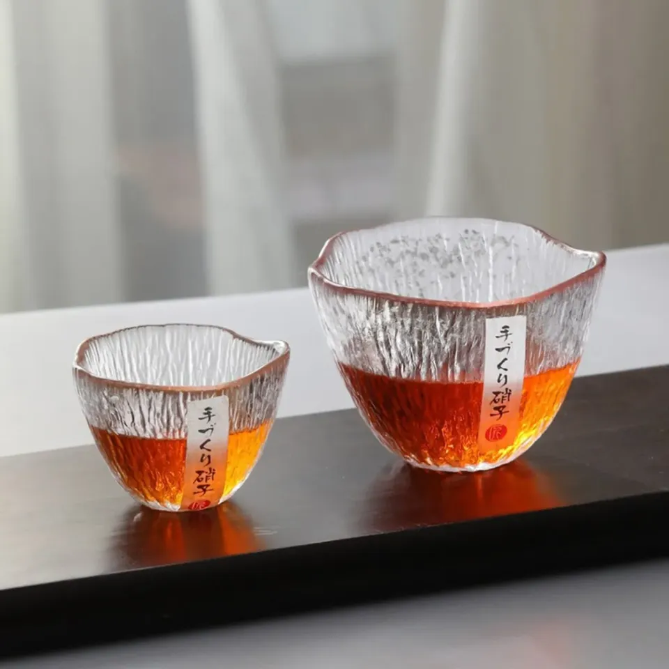 Japon style verre à saké japonais forme nénuphar