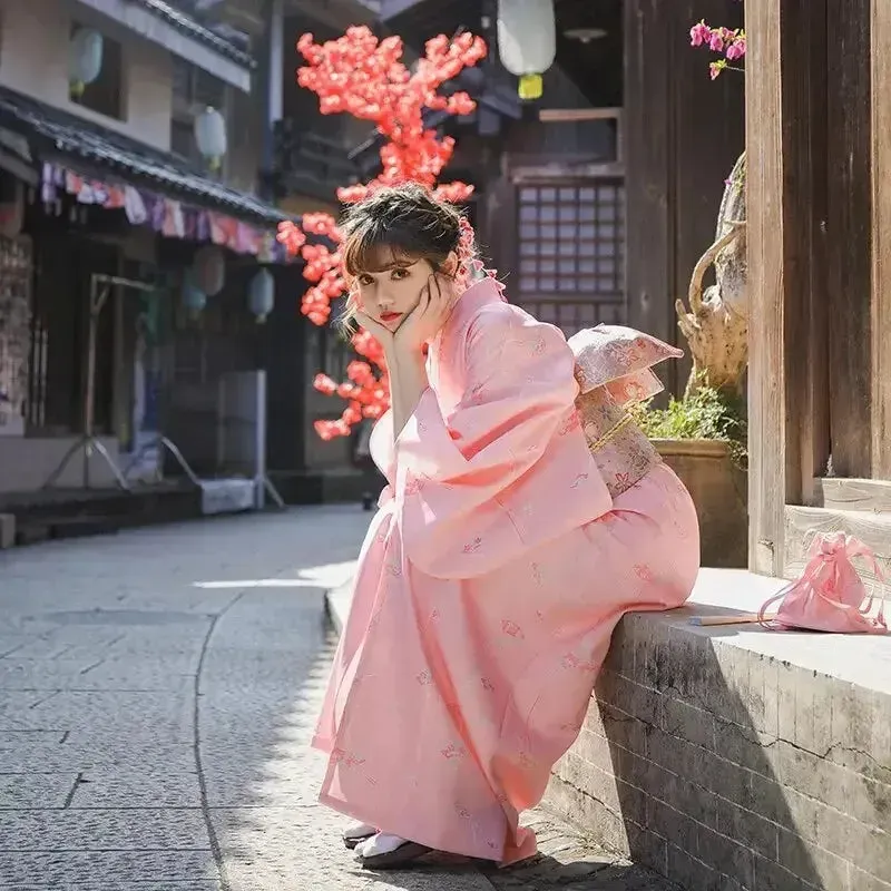 Japon style Mariko kimono femme coton satin