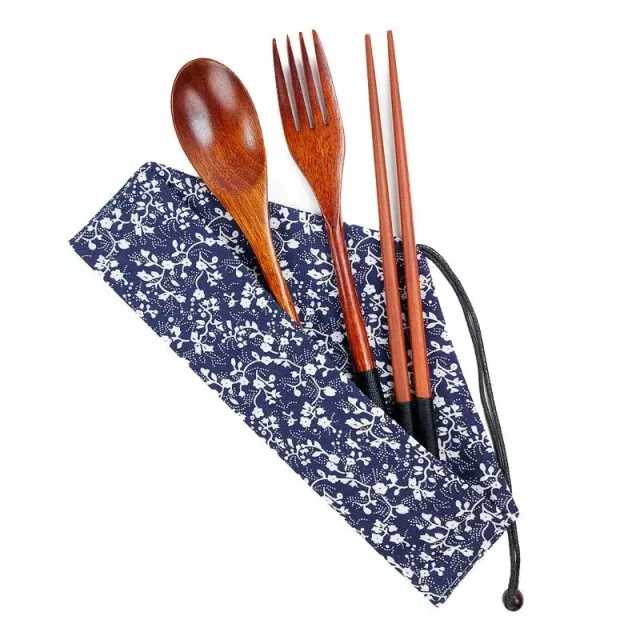 Japon style Set Couverts Japonais Bois couverts bois nomades durables