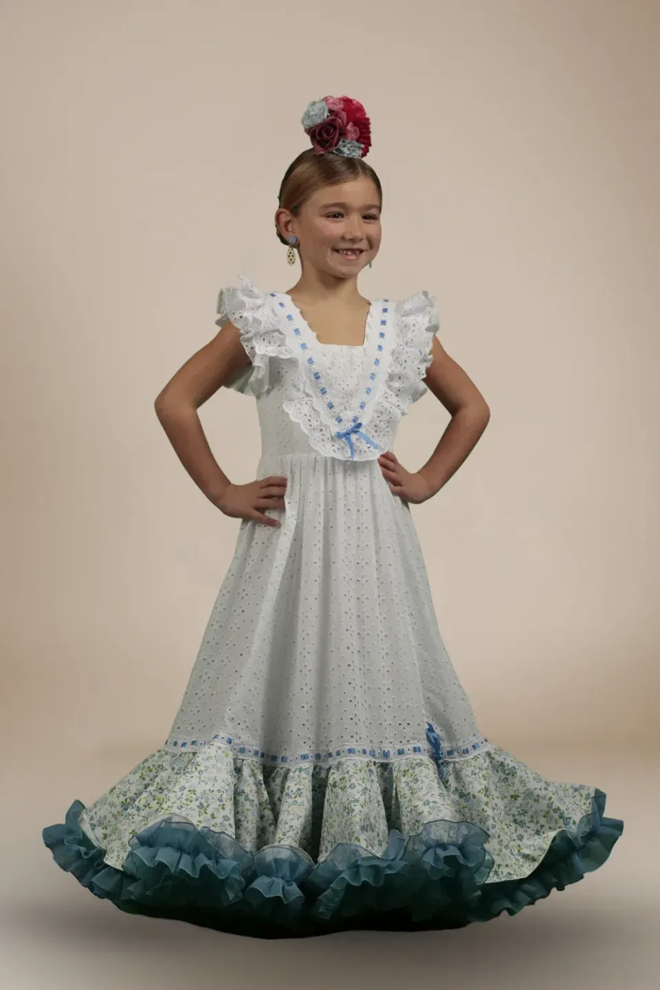 Viva La Feria Ajolí robe flamenca fille