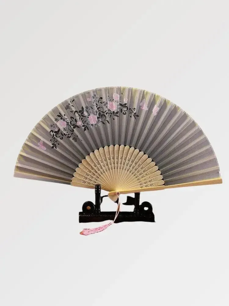 Japon style Toshi éventail japonais tissu floral vintage