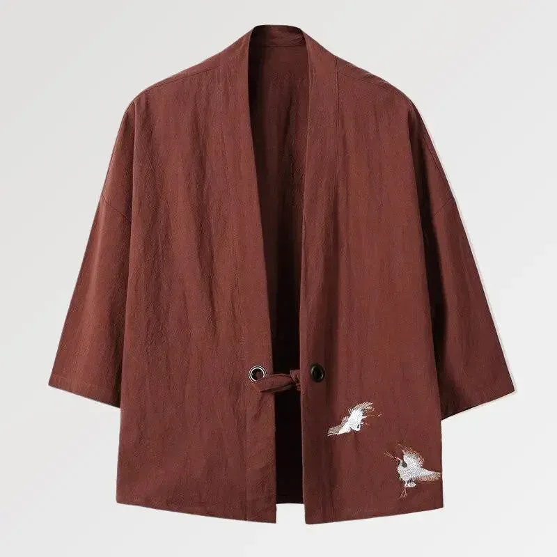 Japon style Kogino veste kimono homme coupe ample