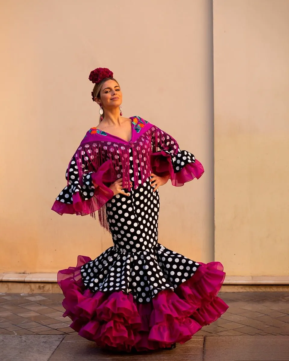VIVA LA FERIA Palacios robe gitane canastera femme