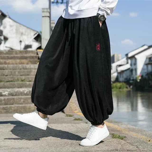 Japon style Baggy Japonais pantalon ample