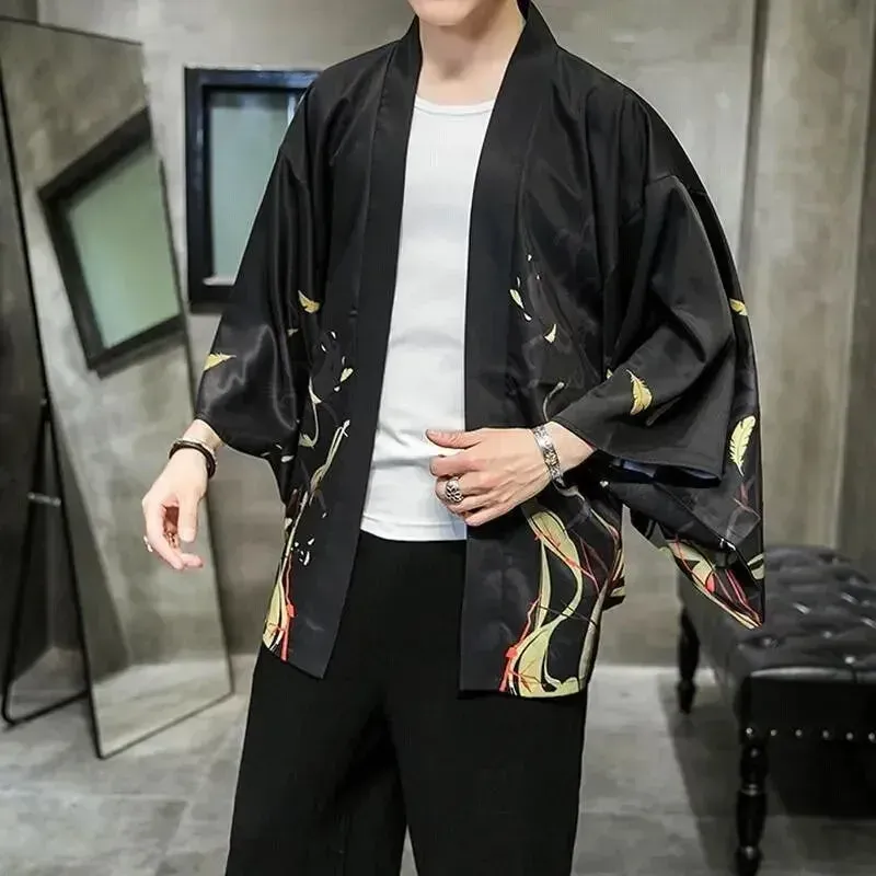 Japon style artefact veste haori homme