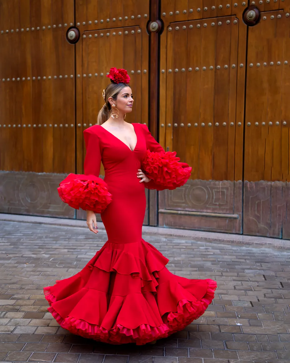 Viva La Feria Amapola robe flamenco à volants