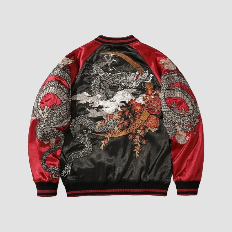 Japon style Sukajan veste homme brodée