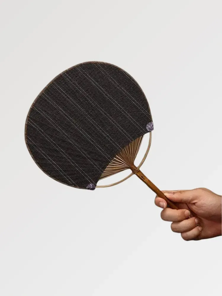Japon Style Uchiwa Shoji éventail rond fait main