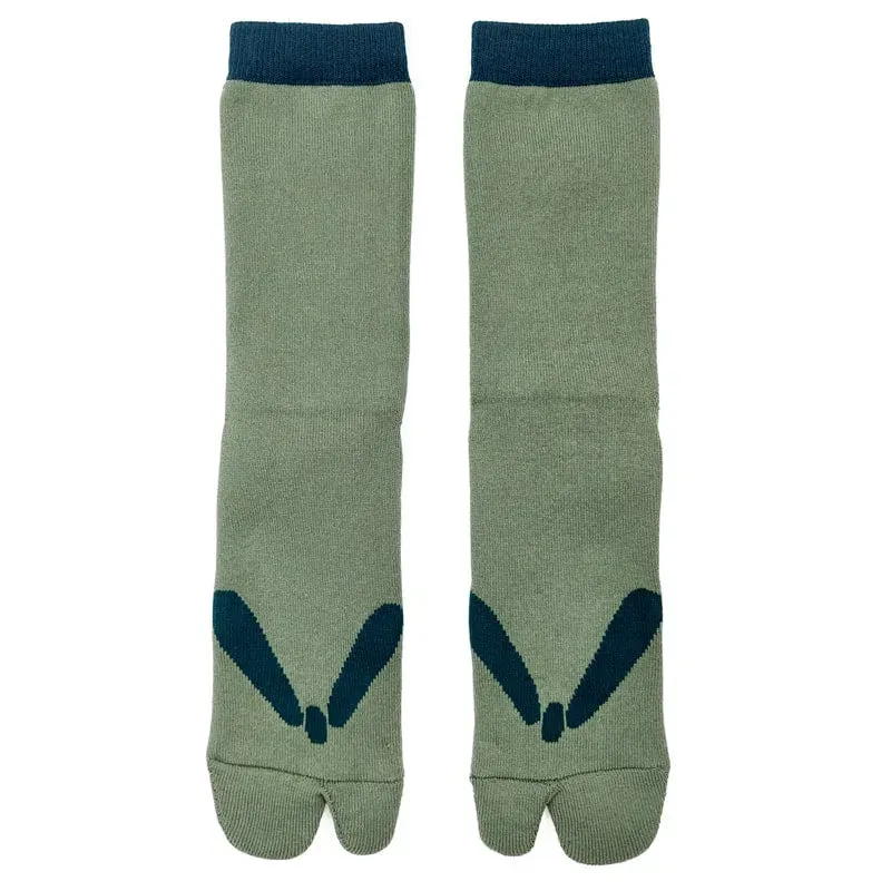 Japon style chaussettes tabi tongs broderie Fuji