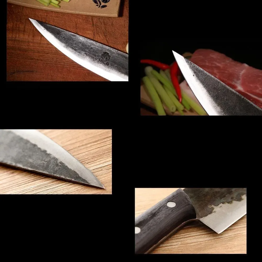 Japon style Iwanai couteau cuisine acier carbone
